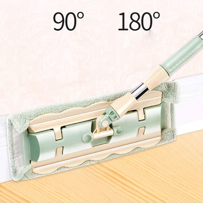 ⚡ Flash Sale 50% OFF ⏳ Flat Mop with Stainless Steel Handle with Reusable Washable Mop Cloths