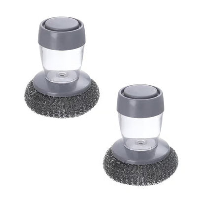 Kitchen Soap Dispensing Palm Brush