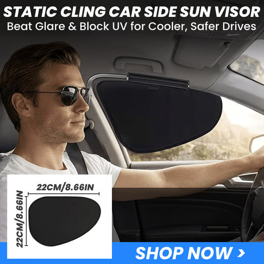 🚗 50% OFF Today Only 🔥 Static Cling Car Side Window Sun Visor