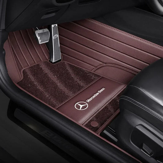 2026 Premium Full-Coverage Leather Car Floor Mats