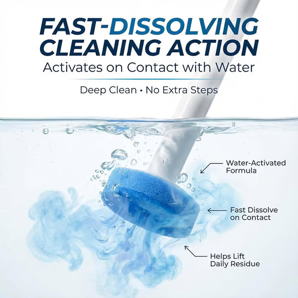 🔥 50% OFF Today Only 🔥 Disposable Toilet Brush Kit with 38 Refills – Wall-Mount Toilet Cleaning System