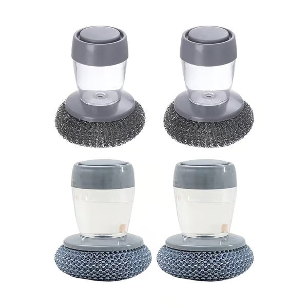 Kitchen Soap Dispensing Palm Brush
