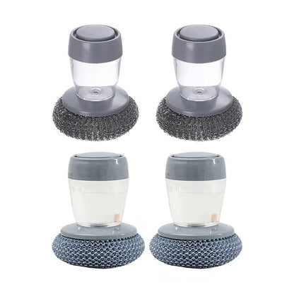 Kitchen Soap Dispensing Palm Brush